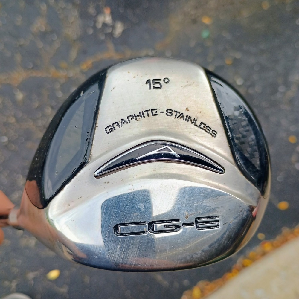 Acuity CG-6 3 Wood 15° Graphite Stainless RH UST Uniflex Shaft Used Golf Club
